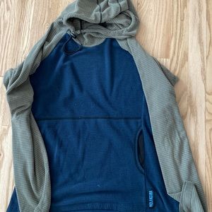 Melanzana micro grid hoody